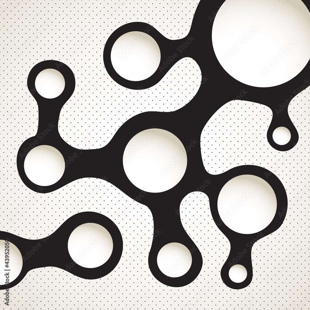 Poster Abstract blot scheme. Template for a text