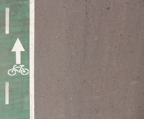 Bicycle Road with Sign