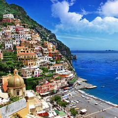 Italian scenery -Positano, Amalfi coast
