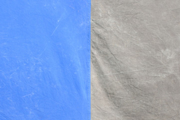 blue and grey colored scrim