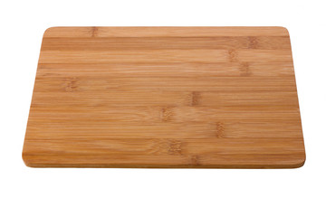 cutting board on isolated white background