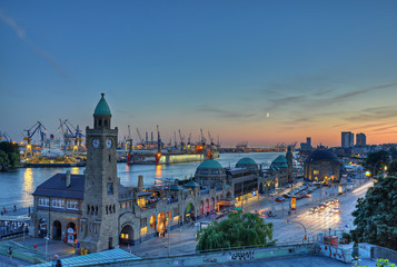 Fototapeta na wymiar Hamburg ładny widok