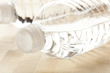 Refreshing water in a bottle