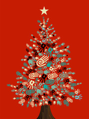 Diversity Christmas Tree hands