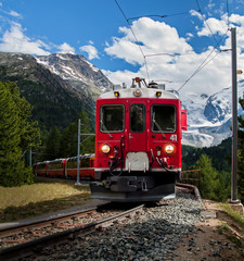 trenino rosso del Bernna