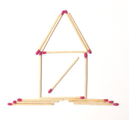 House from matches