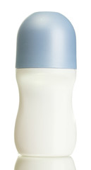 deodorant on grey background