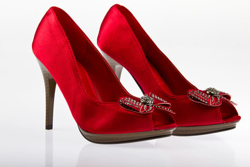 High heels, shoes in different colours