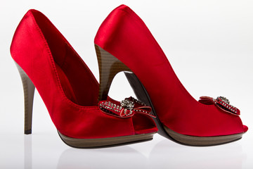 High heels, shoes in different colours