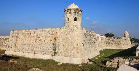 Fototapeta premium San Salvador de la Punta Fortress