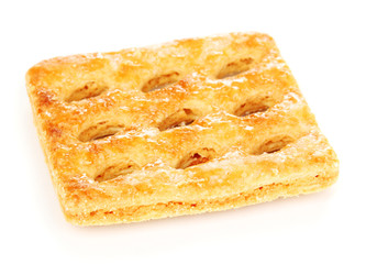 Sweet cookie isolated on white