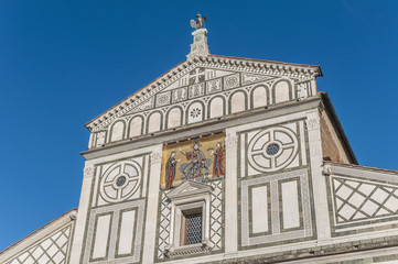 Fototapeta premium San Miniato al Monte basilica in Florence, Italy.