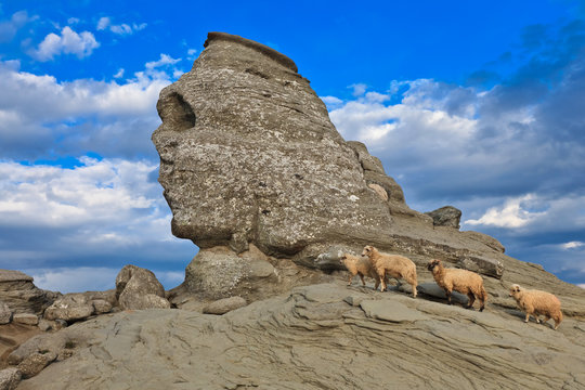 The Bucegi Sphinx , Romania