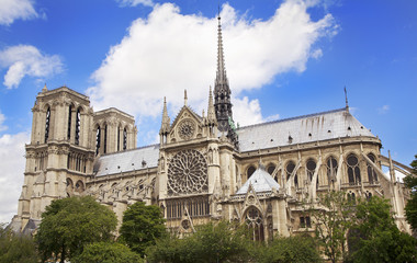 Fototapeta na wymiar Notre Dame, Francja