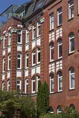 Obraz premium Gründerzeitarchitektur in Kiel, Deutschland