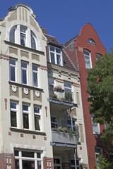 Obraz premium Gründerzeitarchitektur in Kiel, Deutschland