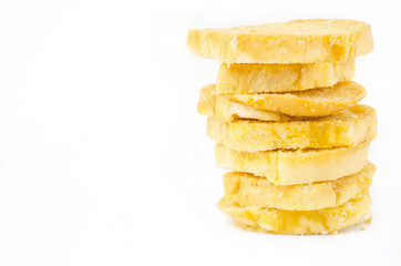 yellow sweet biscuits