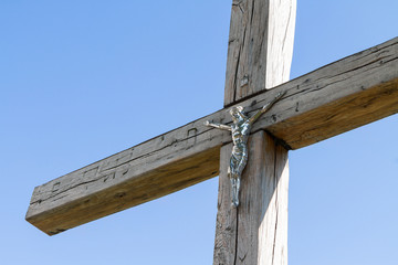Old wooden cross