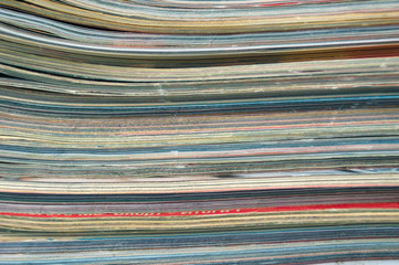 stack of magazines texture