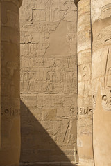 Obraz premium Columns of the Temples of Karnak ( Egypt)