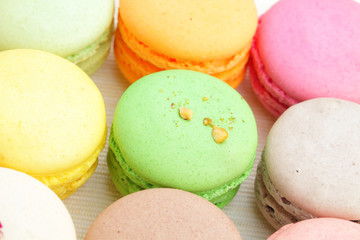 Colorful macaroons