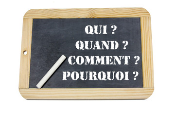 Obraz premium ardoise qui, quand, comment, pourquoi