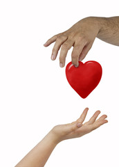 Fototapeta premium Gift of heart
