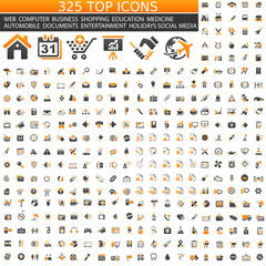 325 Too Icons - Orange
