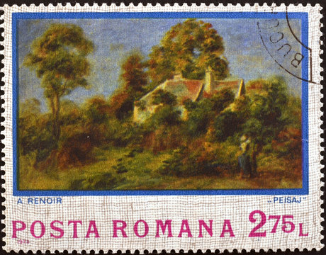postage stamp ROMANIA - CIRCA 1974