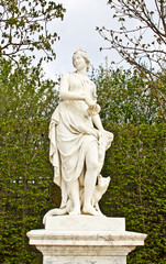 Fototapeta na wymiar sculpture in the garden of Versailles palace, Paris, France