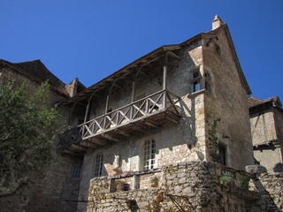 Fototapeta na wymiar Saint-Cirq-Lapopie, Quercy Lot, Midi-Pyrénées