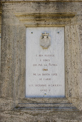 Monumento ai caduti - Chiaravalle (AN)