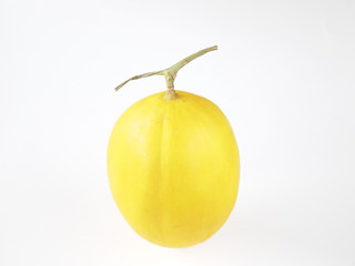 黄色いメロン　つる付き