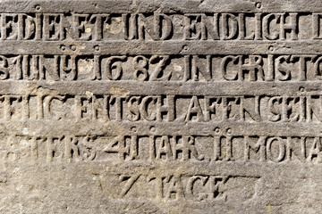 Ancient inscription