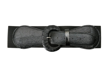 black belt isolated on white background