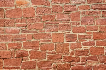 Fassade aus Sandsteinen