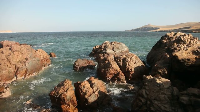 K&uuml;ste am Pazifik, S&uuml;damerika, Peru, Paracas