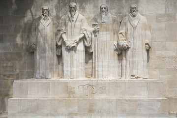 Reformation wall in Geneva - obrazy, fototapety, plakaty