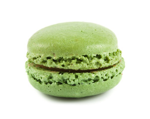 Single green macaroon
