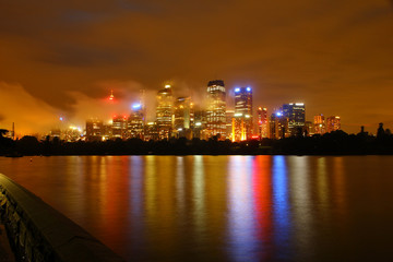 City in the night (Sydney, Australia)