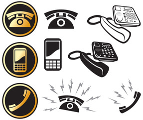 phone icon set