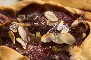 Homemade tart with berry fruits