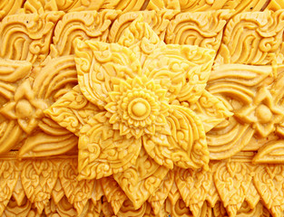 carving candle Thai style