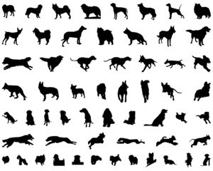 Dog Silhouettes