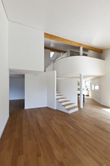 interior modern house, large open space