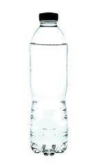 Naklejka premium Small plastic water bottle