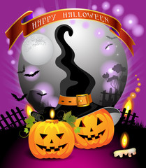 Halloween card design