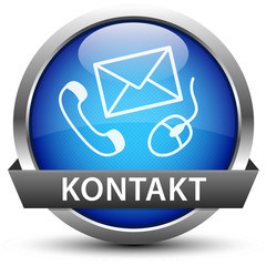 Kontakt Button Blau
