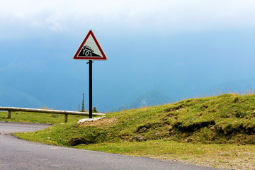 Pente en montagne