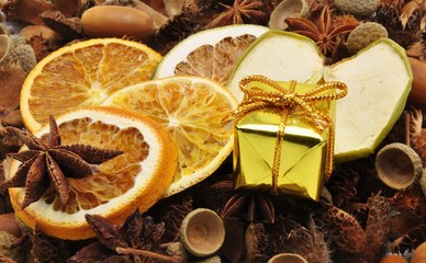 Autumn decorations - fruit